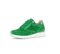 Gabor Damen Low-Top Sneaker, Frauen Halbschuhe,Leichte Mehrweite (G),Freizeitschuhe,Laufschuhe,schnürschuhe,schnürer,Verde,40.5 EU / 7 UK