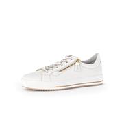 Gabor Damen Low-Top Sneaker, Frauen Halbschuhe,Leichte Mehrweite (G),Laufschuhe,schnürschuhe,schnürer,dad Shoes,Latte (Gold),38.5 EU / 5.5 UK