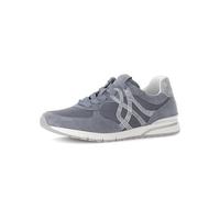 Gabor Damen Low-Top Sneaker, Frauen Halbschuhe,Moderate Mehrweite (G),Sportschuhe,Freizeitschuhe,Turnschuhe,Nautic/Blue,42 EU / 8 UK