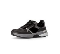 Gabor Damen Low-Top Sneaker, Frauen Halbschuhe,Plateausohle,straßenschuhe,Strassenschuhe,Sportschuhe,Freizeitschuhe,schwarz Kombi,41 EU / 7.5 UK