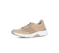Gabor Damen Low-Top Sneaker, Frauen Halbschuhe,schnürschuhe,schnürer,Business,Freizeit,straßenschuhe,Strassenschuhe,Sand,42 EU / 8 UK