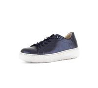 Gabor Damen Low-Top Sneaker, Frauen Halbschuhe,schnürschuhe,schnürer,Business,Freizeit,straßenschuhe,Nightblue (dust),40 EU / 6.5 UK