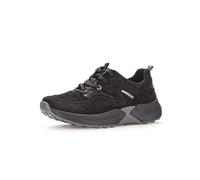 Gabor Damen Low-Top Sneaker, Frauen Halbschuhe,schnürschuhe,schnürer,Freizeit,straßenschuhe,Strassenschuhe,Sportschuhe,schwarz,38.5 EU / 5.5 UK