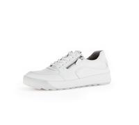 Gabor Damen Low-Top Sneaker, Frauen Halbschuhe,schnürschuhe,schnürer,straßenschuhe,Strassenschuhe,Sportschuhe,Weiss,44 EU / 9.5 UK