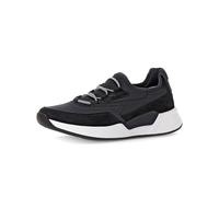 Gabor Damen Low-Top Sneaker, Frauen Halbschuhe,schnürschuhe,schnürer,straßenschuhe,Strassenschuhe,Sportschuhe,Midnight/Silber,40 EU / 6.5 UK