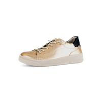 Gabor Damen Low-Top Sneaker, Frauen Halbschuhe,schnürschuhe,schnürer,straßenschuhe,Strassenschuhe,Sportschuhe,Gold/schwarz,39 EU / 6 UK