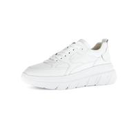 Gabor Damen Low-Top Sneaker, Frauen Halbschuhe,schnürschuhe,schnürer,straßenschuhe,Strassenschuhe,Sportschuhe,Weiss,40 EU / 6.5 UK