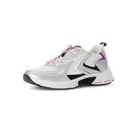 Sneaker low weiss/silb/s/fuxia