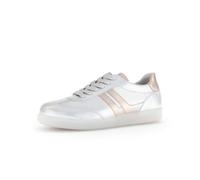 Gabor Damen Low-Top Sneaker, Frauen Halbschuhe,schnürschuhe,schnürer,straßenschuhe,Strassenschuhe,Sportschuhe,Silber/Puder,40.5 EU / 7 UK