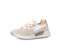 Gabor Damen Low-Top Sneaker, Frauen Halbschuhe,schnürschuhe,schnürer,straßenschuhe,Strassenschuhe,Sportschuhe,oasi/Weiss/orange,42 EU / 8 UK