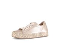 Gabor Sneaker 63.270.62 Damen Gold Low-Top Schnürer Gr. 40 EU / 6,5 UK