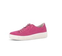 Gabor Damen Low-Top Sneaker, Frauen Halbschuhe,schnürschuhe,schnürer,straßenschuhe,Strassenschuhe,Sportschuhe,pink,38.5 EU / 5.5 UK