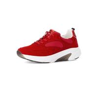 Gabor Damen Low-Top Sneaker RollingSoft Velour fire Größe 40 EU / 6,5 UK