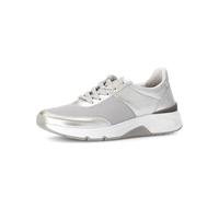 Gabor ROLLINGSOFT 66.897.10 silber - sportliche Halbschuhe für Damen - Größe 36