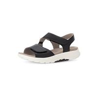 Gabor Damen Low-Top Sneaker, Frauen Halbschuhe,schnürschuhe,schnürer,straßenschuhe,Strassenschuhe,Sportschuhe,schwarz (Micro),38.5 EU / 5.5 UK