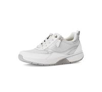 Gabor Damen Low-Top Sneaker, Frauen Halbschuhe,schnürschuhe,schnürer,Ugly Sneaker,Chunky Sneaker,dad Shoes,Bianco/Weiss/silb.,41 EU / 7.5 UK