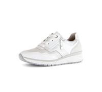Gabor Damen Low-Top Sneaker, Frauen Halbschuhe,sportlich,straßenschuhe,Strassenschuhe,Sportschuhe,Freizeitschuhe,Bianco/Weiss/Ice,39 EU / 6 UK