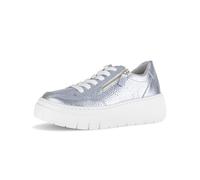 Gabor Schuhe Plateau Sneakers blau metallic 63.220.66 - Größe 37
