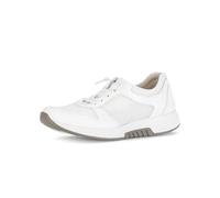 Gabor Damen Low-Top Sneaker, Frauen Halbschuhe,Sportschuhe,Freizeitschuhe,Turnschuhe,Laufschuhe,schnürschuhe,Weiss(Se.Elastic),37 EU / 4 UK