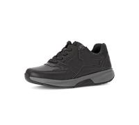 Gabor Damen Low-Top Sneaker, Frauen Halbschuhe,Strassenschuhe,Sportschuhe,Freizeitschuhe,Turnschuhe,Laufschuhe,Freizeit,schwarz,43 EU / 9 UK