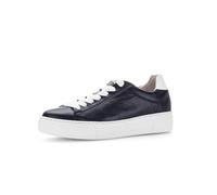 Gabor Damen Low-Top Sneaker, Frauen Halbschuhe,Strassenschuhe,Sportschuhe,Freizeitschuhe,Turnschuhe,Laufschuhe,Midnight/Weiss,38 EU / 5 UK