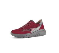 Gabor Fashion Schuhe Sneakers rot merlot Velour 53.451.15 für Damen, rot, Gr. 42 EU / 8 UK