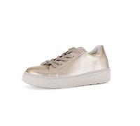 Gabor Damen Low-Top Sneaker, Frauen Halbschuhe,Strassenschuhe,Sportschuhe,Freizeitschuhe,Turnschuhe,Laufschuhe,Freizeit,Puder,41 EU / 7.5 UK