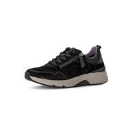 Gabor Damen Low-Top Sneaker, Frauen Halbschuhe,straßenschuhe,Strassenschuhe,Freizeitschuhe,Turnschuhe,Laufschuhe,Business,schwarz,39 EU / 6 UK