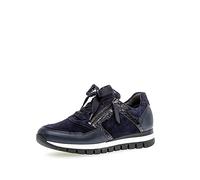 Gabor Damen Low-Top Sneaker, Frauen Halbschuhe,straßenschuhe,Strassenschuhe,Sportschuhe,Freizeitschuhe,Marine/Nightblue,43 EU / 9 UK
