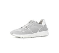 Gabor Damen Low-Top Sneaker, Frauen Halbschuhe,straßenschuhe,Strassenschuhe,Sportschuhe,Freizeitschuhe,Turnschuhe,grau Kombi,40.5 EU / 7 UK