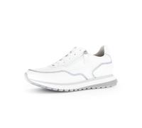 Gabor comfort Sneaker Schuhe weiß blau H-Weite 66.379.56 für Damen, weiß, Gr. 39 EU / 6 UK
