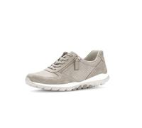 Gabor Damen Low-Top Sneaker, Frauen Halbschuhe,straßenschuhe,Strassenschuhe,Sportschuhe,Freizeitschuhe,Turnschuhe,Muschel/leinen,40.5 EU / 7 UK