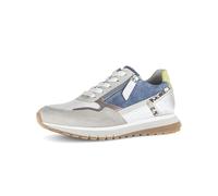 Gabor Damen Low-Top Sneaker, Frauen Halbschuhe,Turnschuhe,Laufschuhe,Freizeit,sportlich,straßenschuhe,Bianco/Jeans/Neve,38 EU / 5 UK