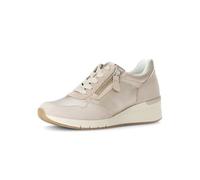 Gabor Damen Low-Top Sneaker, Frauen Halbschuhe,Turnschuhe,Laufschuhe,Freizeit,sportlich,straßenschuhe,Strassenschuhe,Puder/Oak,38 EU / 5 UK