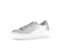 Gabor Comfort sportlicher Schnürer Silber EU 37
