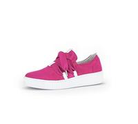 Gabor Damen Low-Top Sneaker, Frauen Halbschuhe,Wechselfußbett,Best Fitting,Freizeit,sportlich,straßenschuhe,pink/Weiss,40 EU / 6.5 UK