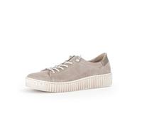 Gabor Damen Low-Top Sneaker, Frauen Halbschuhe,Wechselfußbett,Best Fitting,Freizeitschuhe,Turnschuhe,Laufschuhe,Freizeit,Visone,40.5 EU / 7 UK