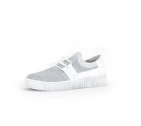 Slip-On Sneaker GABOR Gr. 39, grau (grau, weiß) Damen Schuhe Sneaker mit Best Fitting-Ausstattung (62038161-39)