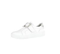 Gabor Damen Low-Top Sneaker, Frauen Halbschuhe,Wechselfußbett,Best Fitting,Sportschuhe,Freizeitschuhe,Turnschuhe,Weiss (Silber),38 EU / 5 UK