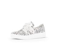 Gabor Damen Low-Top Sneaker, Frauen Halbschuhe,Wechselfußbett,Best Fitting,Strassenschuhe,Sportschuhe,lightgrey/silb(Ice,39 EU / 6 UK