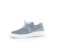 Gabor Damen Low-Top Sneaker, Frauen Halbschuhe,Wechselfußbett,Best Fitting,Turnschuhe,Laufschuhe,schnürschuhe,schnürer,Denim,38 EU / 5 UK