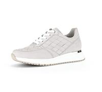 Gabor Damen Low-Top Sneaker, Frauen Halbschuhe,Wechselfußbett,Komfortable Mehrweite (H),Laufschuhe,schnürschuhe,Women's,steam,40 EU / 6.5 UK