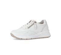 Gabor Damen Low-Top Sneaker, Frauen Halbschuhe,Wechselfußbett,Komfortable Mehrweite (H),Strassenschuhe,Sportschuhe,Weiss,38.5 EU / 5.5 UK