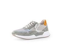 Gabor Damen Low-Top Sneaker, Frauen Halbschuhe,Wechselfußbett,Laufschuhe,straßenschuhe,Strassenschuhe,Turnschuhe,Pino/Grey Kombi,39 EU / 6 UK