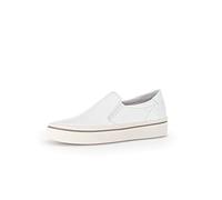 Gabor Damen Low-Top Sneaker, Frauen Halbschuhe,Wechselfußbett,Slip-ons,Slides,Schlupfschuhe,schluepfschuhe,Loafer,Weiss (Panna),41 EU / 7.5 UK