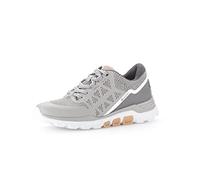 Gabor Damen Low-Top Sneaker, Frauen Halbschuhe,Wechselfußbett,Strassenschuhe,Sportschuhe,Freizeitschuhe,Turnschuhe,Dark-Grey,40 EU / 6.5 UK