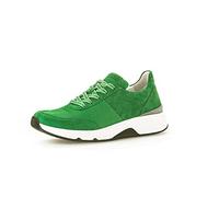 Gabor Damen Low-Top Sneaker, Frauen Halbschuhe,Wechselfußbett,straßenschuhe,Strassenschuhe,Freizeitschuhe,Turnschuhe,Verde,38.5 EU / 5.5 UK