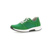 Gabor Damen Low-Top Sneaker, Frauen Halbschuhe,Wechselfußbett,straßenschuhe,Strassenschuhe,Freizeitschuhe,Turnschuhe,Verde,38.5 EU / 5.5 UK