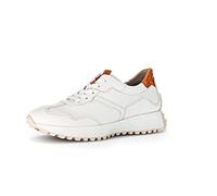 Gabor Damen Low-Top Sneaker, Frauen Halbschuhe,Wechselfußbett,straßenschuhe,Strassenschuhe,Sportschuhe,Turnschuhe,Latte/orange,42 EU / 8 UK
