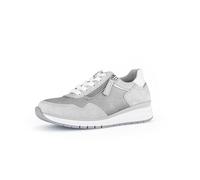 Gabor Keilsneaker Capri Damen – Sneaker Schnürer Komfortweite H Grau/Weiß Gr. 38